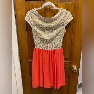 B. Darlin Sequin Coral Dress